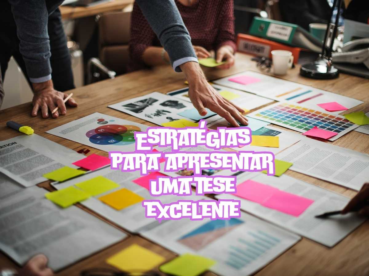 Estratégias de planeamento para apresentar uma tese de graduação de forma profissional.