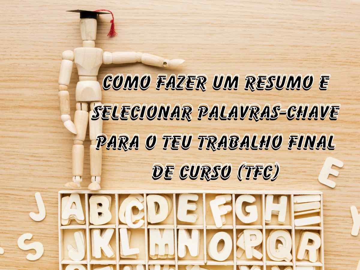 como fazer um resumo e selecionar palavras-chave para o TFC